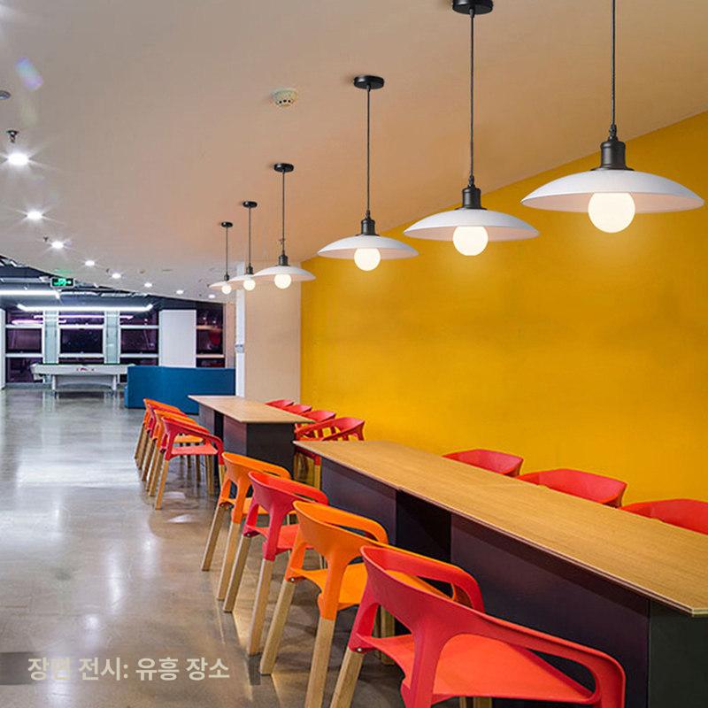 빈티지 갓등 레일 a형 인더스트 조명 01 천장 70cm 팬던트 베트남갓 펜던트 식탁등 - 상세 이미지 5