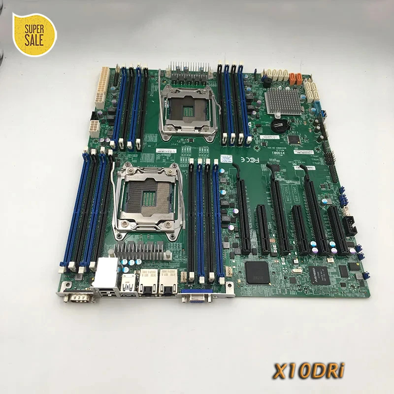 양방향 서버 E- 마더보드 X10DRi LGA 2011 지지대 C612 Xeon E5-2600 v3/v4 패밀리 DDR4