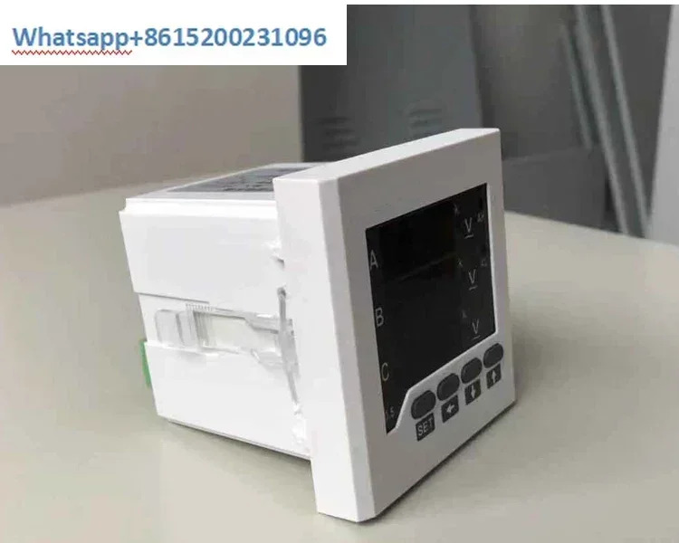 3상전압계 디지털 디스플레이 220V 전압계 380V 튜브 3 선 AC 6L2 측정