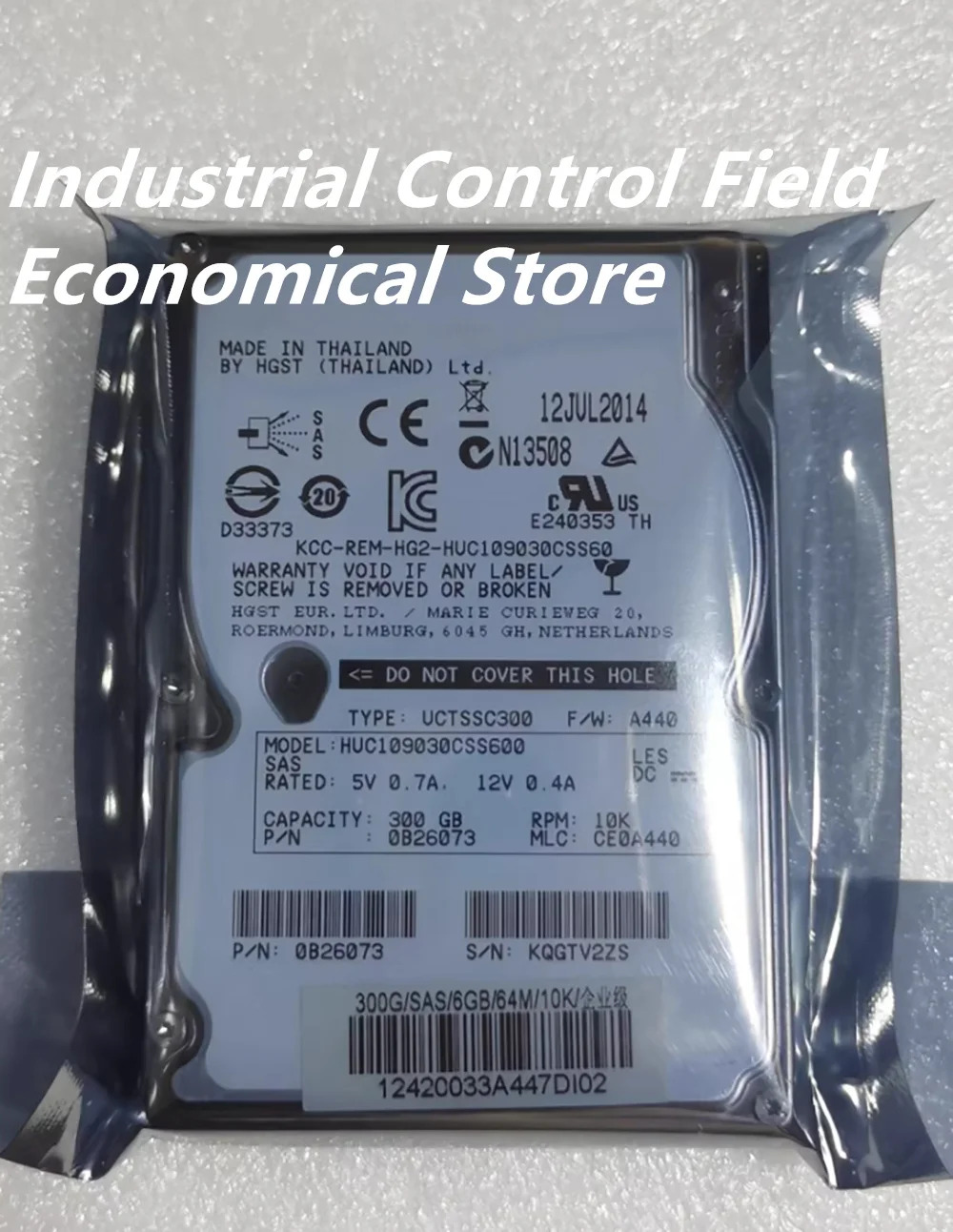 HGST HUC경우 156030 CSS200 300G 15K SAS 2.5 6GB