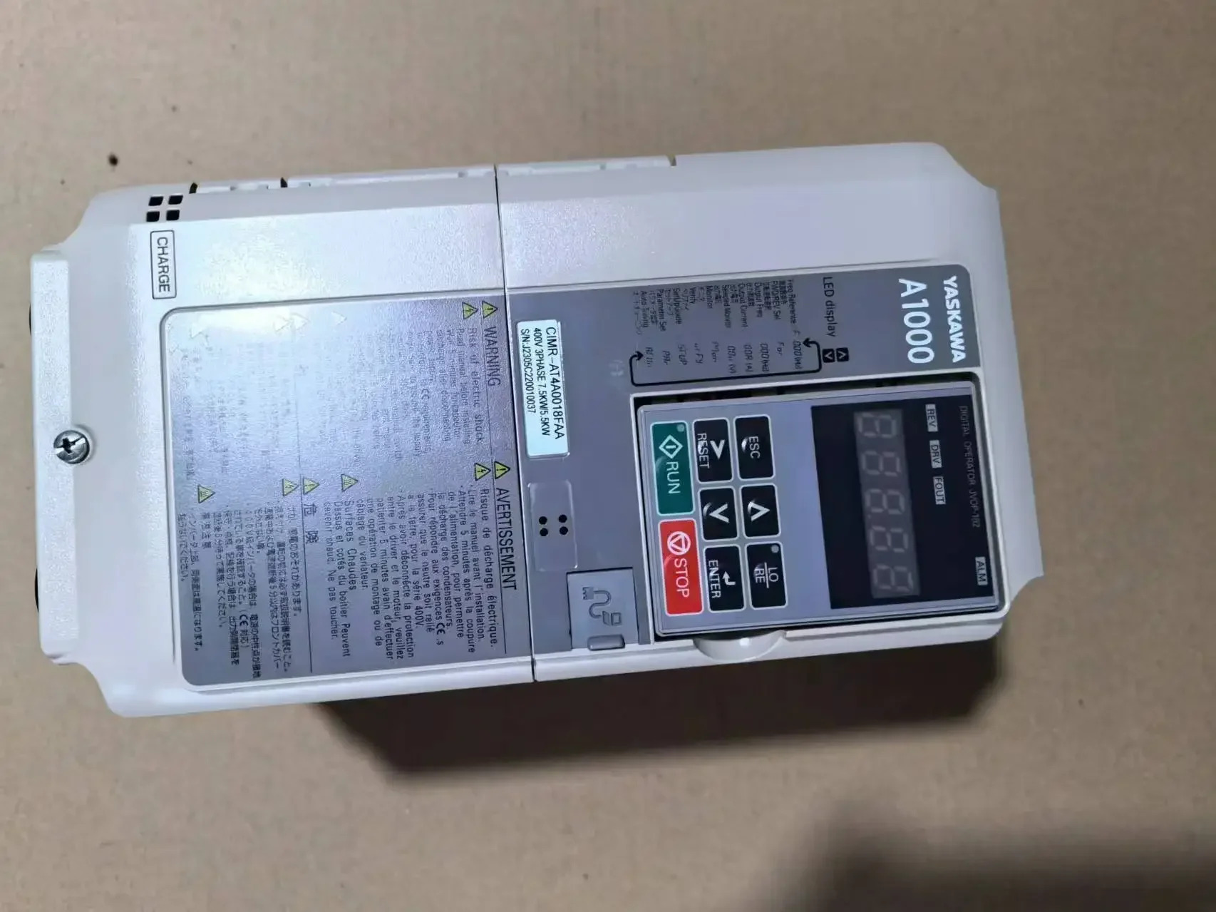 주파수 변환기 CIMR-AT4A0018FAA 5.5KW 7.5KW
