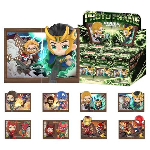 팝마트 마블 포토프레임 시리즈 어쏘트 박스 8피스 가챠 블라인드박스