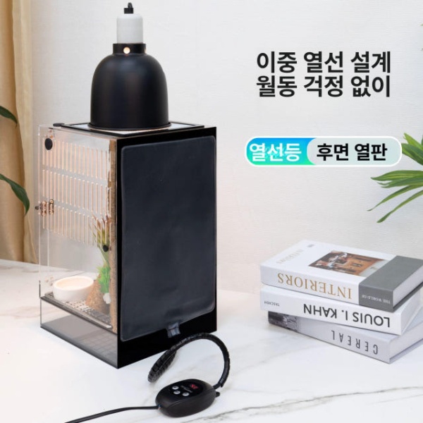 프리미엄 게코 사육장 거북이 양서류 파충류 온도조절 조경 과습방지매트 21 22.5 35cm A패키지 조경 21 22.5 35cm A패키지 - 상세 이미지 5