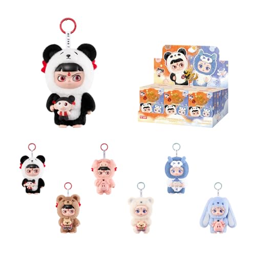 팝마트 NeZha 2 드레스 업 파티 시리즈 봉제인형 펜던트 어소트박스 6피스 가챠 블라인드박스