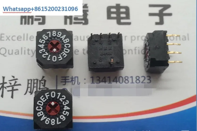 일본 DR-FC16P 8421 로터리 인코더 딥 스위치 41 0mm 핸들 0-F 16 포지션