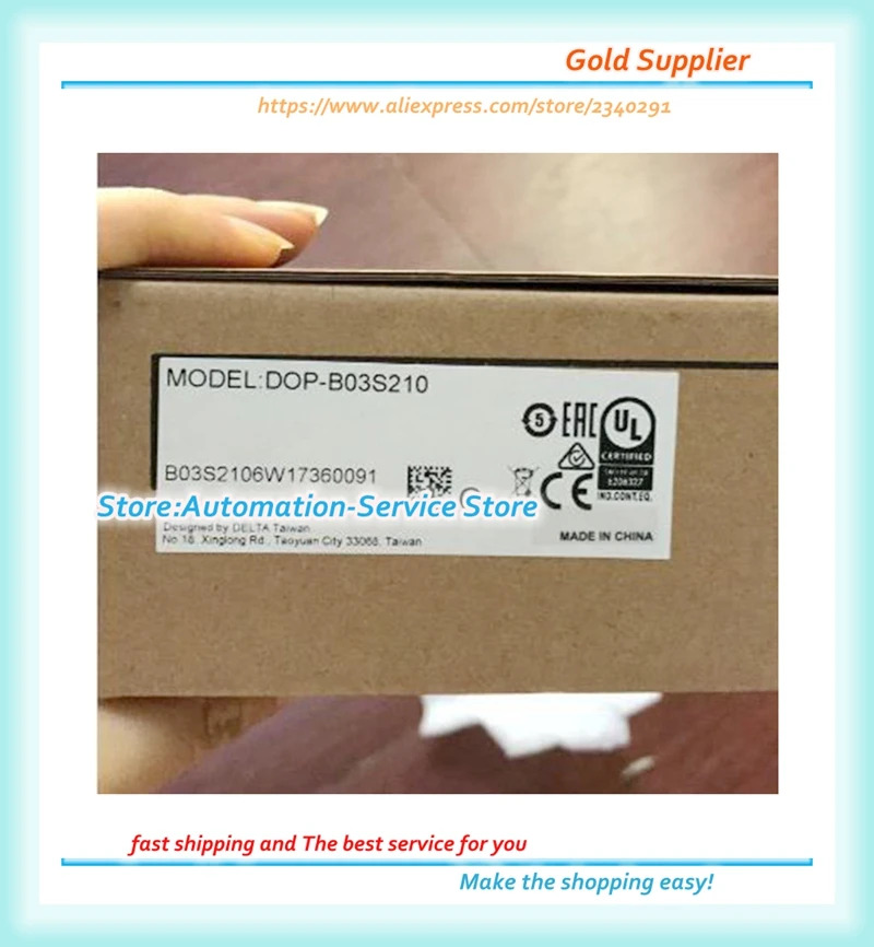 새 상DOP-B03S210 DOP-B03E211이 DOP-103BQ로 DOP-103WQ로 Delta 4.3 HMI 터치 스크린 패널