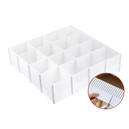 잘라쓰는 서랍장칸막이 38x7cm 4P 서랍파티션 파티션칸막이