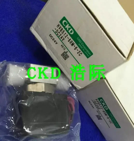 2025.4 CKD HVB512-6RM 고진공 솔레노이드 밸브 HVB512-6RM-6-2C-DC24V