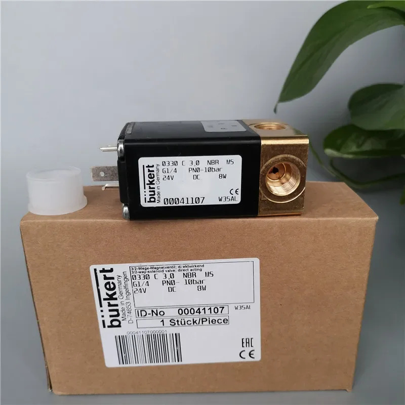 2025.4 부르크하르트 0330C 3.0 NBR M5 G1/4 PN0-10bar 24VDC 00041107