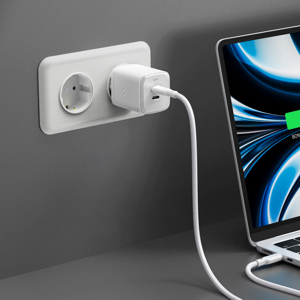 PD 65W PPS USB C타입 2포트 GaN 초고속 충전 3.0 충전기 PE2204 제품 이미지