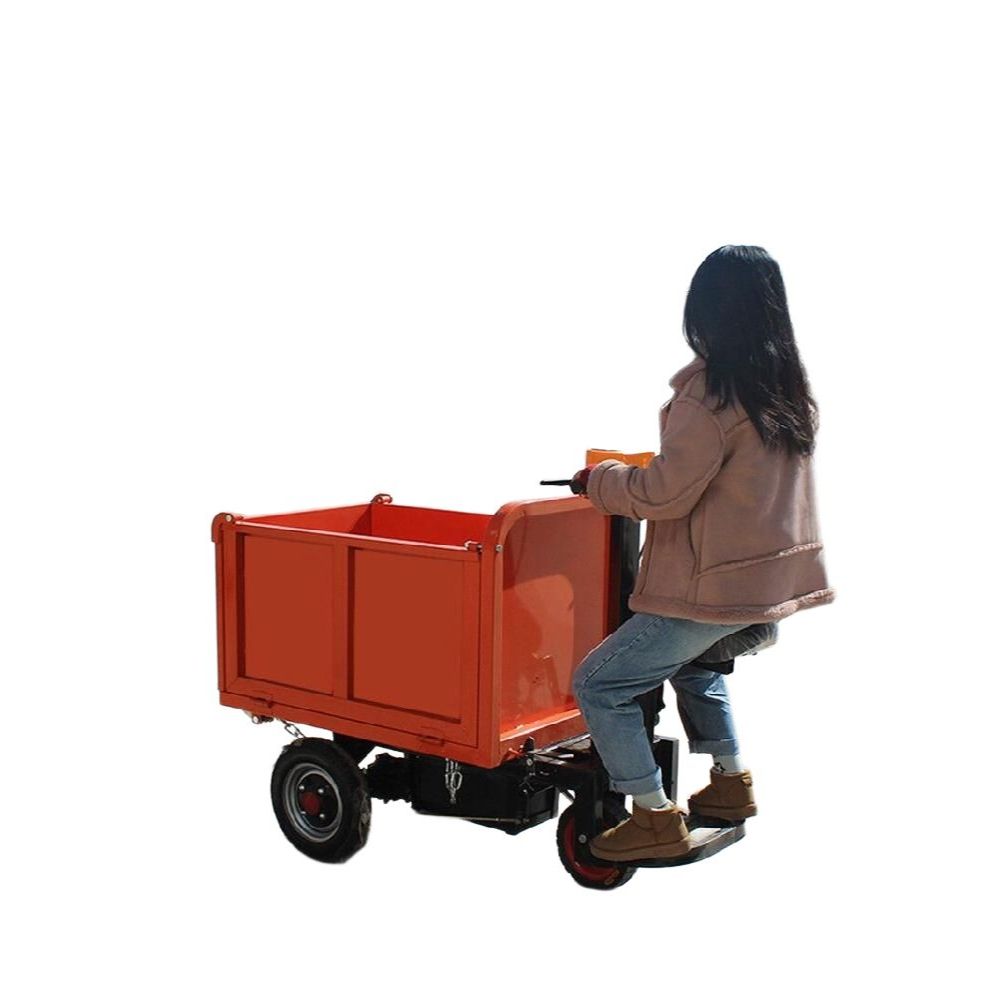 전동 손수레 건설용 덤프 카트 운반 삼륜 적재 수레 - 상품 이미지