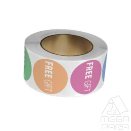 MEGAPARA협력사 GIFT 경품스티커 포장스티커
