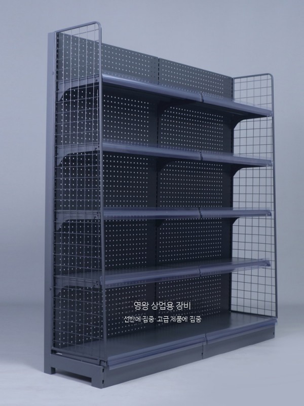 마트 철제 조립식 3단 편의점 가게 선반 수납 진열대 - 상세 이미지 3