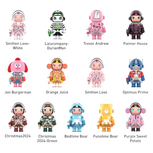 팝마트 MEGA SPACE MOLLY 100% 시리즈 4 어쏘트 박스 9피스 가챠 블라인드박스