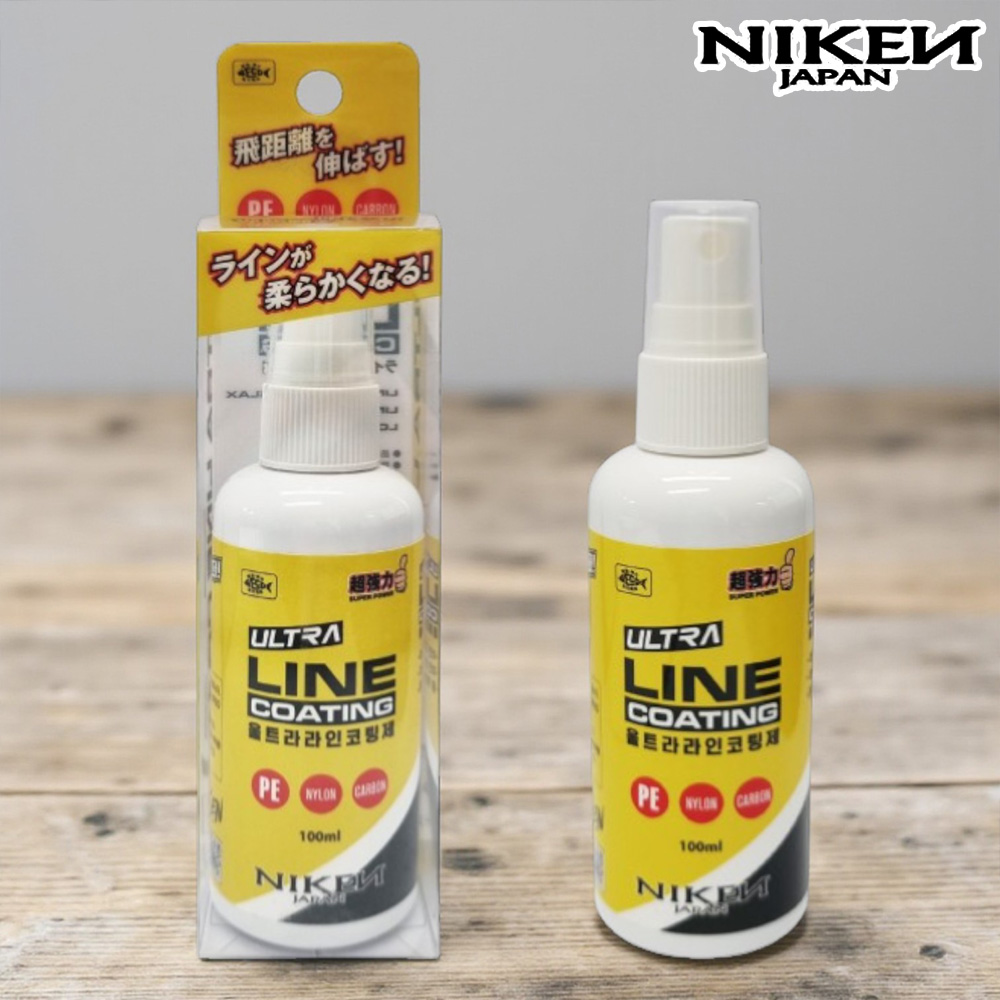 니켄 울트라 라인 코팅제 합사 나일론 카본 라인 낚시줄 세정제 스프레이 100ml - 상품 이미지