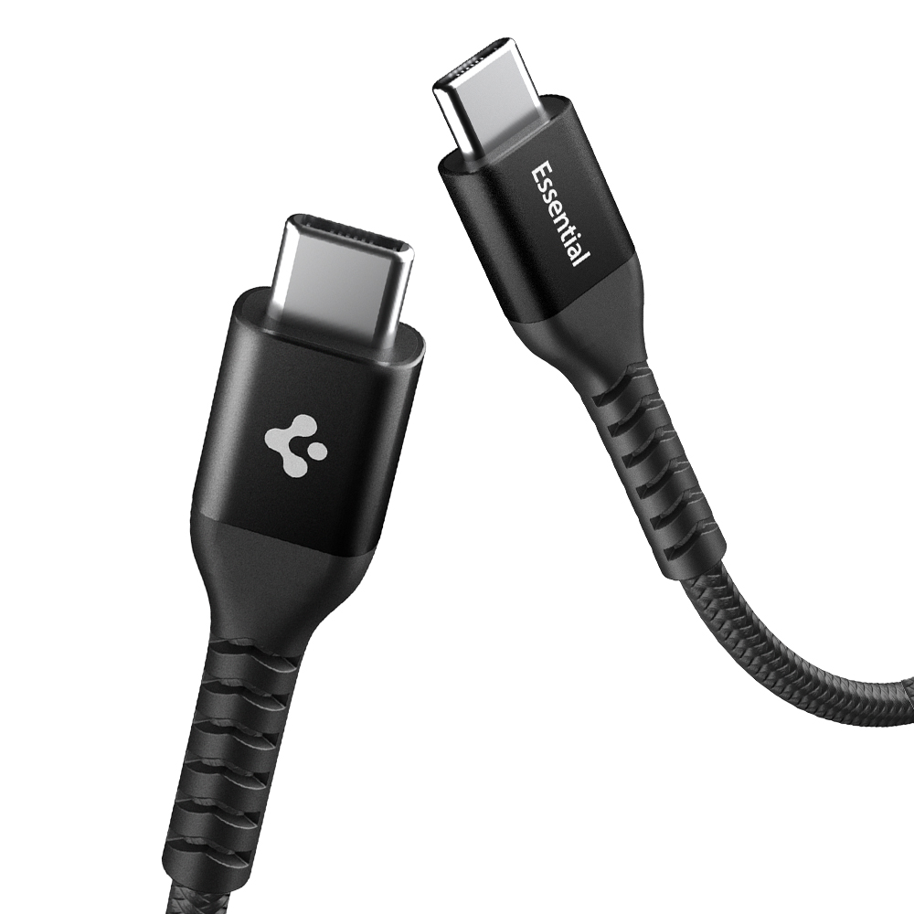 슈피겐 USB C to C타입 초고속 충전 케이블 100W, 2m, 블랙 이미지 4