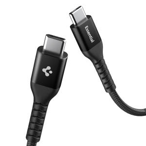 슈피겐 USB C to C타입 초고속 충전 케이블 100W, 2m, 블랙 개봉기 | 실사용 후기 - 상품 이미지 4