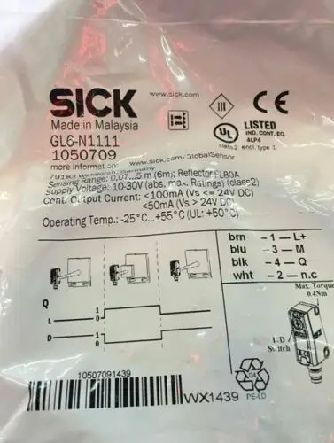 상SICK GL6-N1111 GL6 N1111 경험