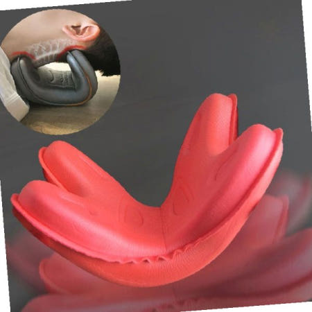 목 어깨 근육 이완 휴대용 폼 곡선형 목받침 스트레칭 보조 도구 여행용 차량용