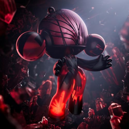 팝마트 MEGA α SKULLPANDA 400% Red Crystal 시리즈