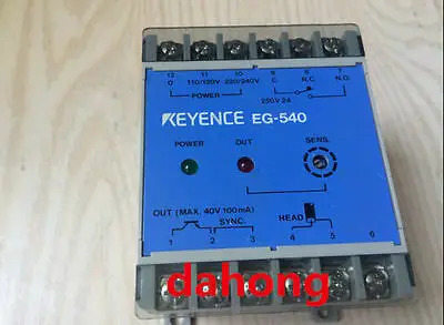 KEYENCE 디지털 광섬유 증폭기 내 새 EG-540 EG 540 경험
