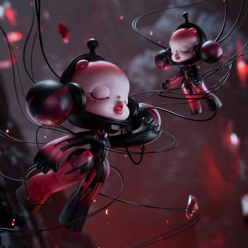 팝마트 MEGA α SKULLPANDA 400% Red Crystal 시리즈