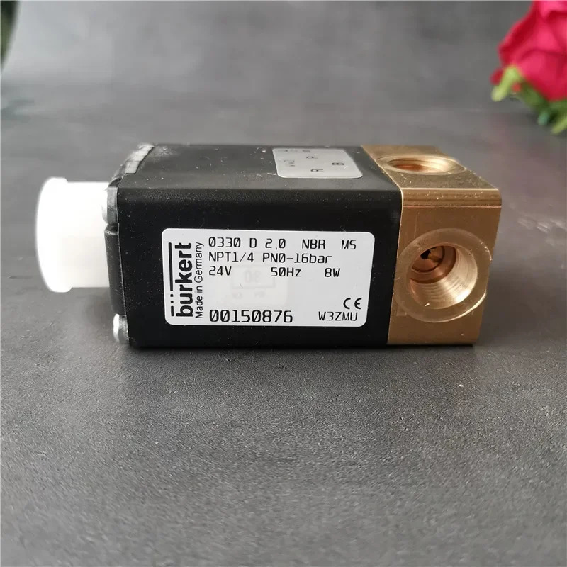 2025.4 부르크하르트 솔레노이드 밸브 0330D 2.0 NBR MS NPT1/4 0-16bar 24V50HZ 150876