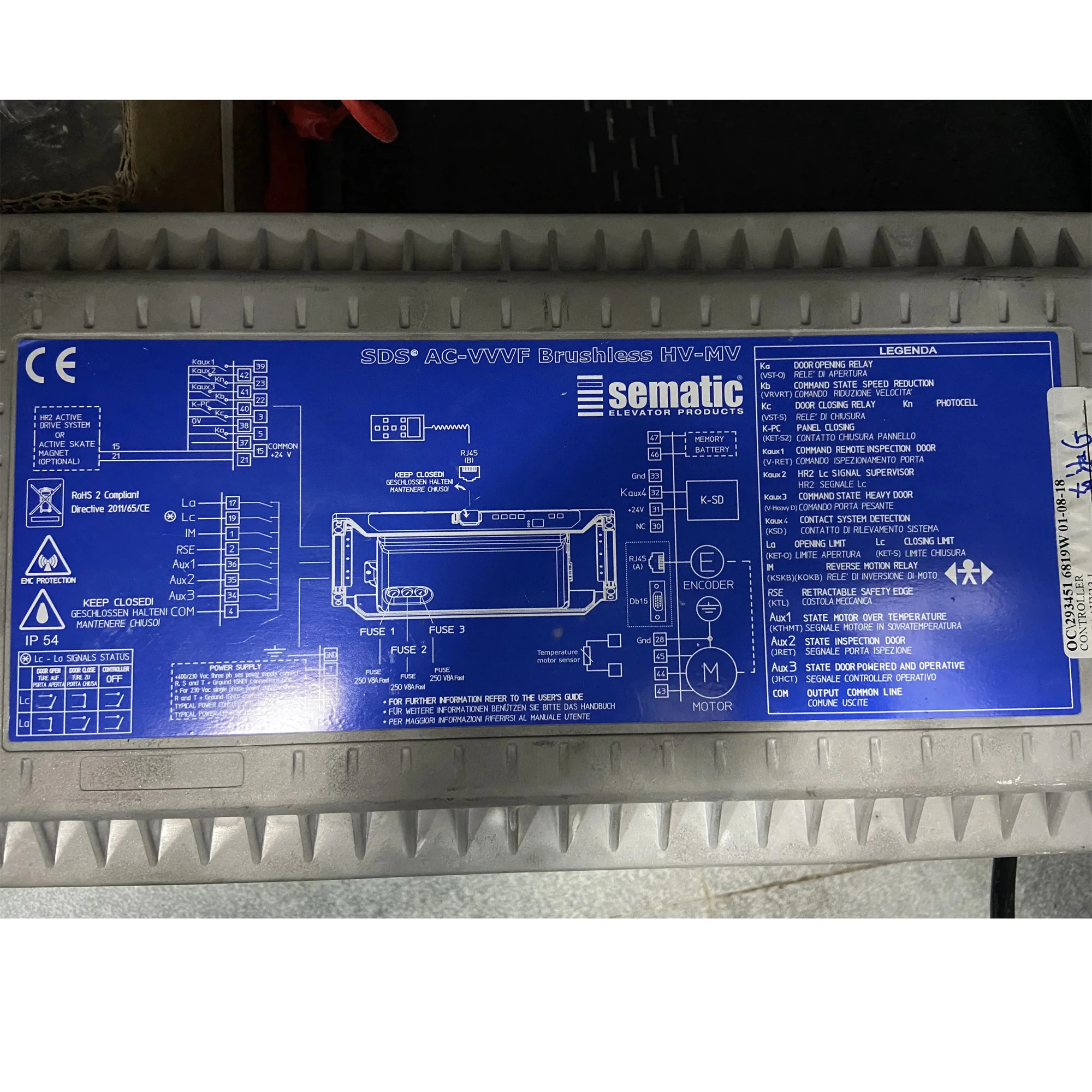 7000 엘리베이터 SDS HVMVr4 Simaite 5400 도어 크레AC-VVVF 인버터 DC-PWM 59355523