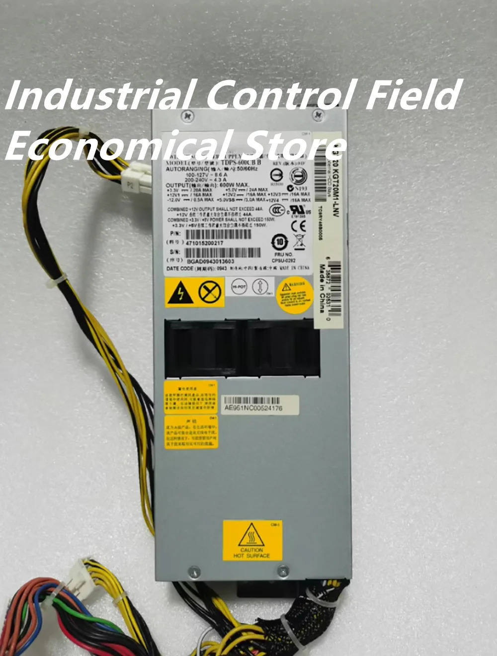 R510 G7 1U TDPS-600CB B 600W K20 K20M1-LNV471015200217
