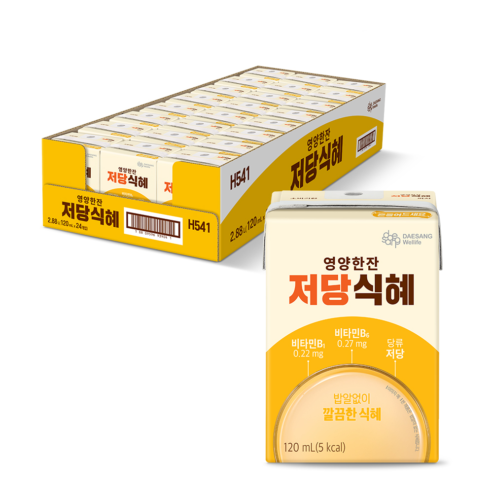 웰라이프 영양한잔 밥알없는 저당식혜 120ml, 24개 - 상품 이미지