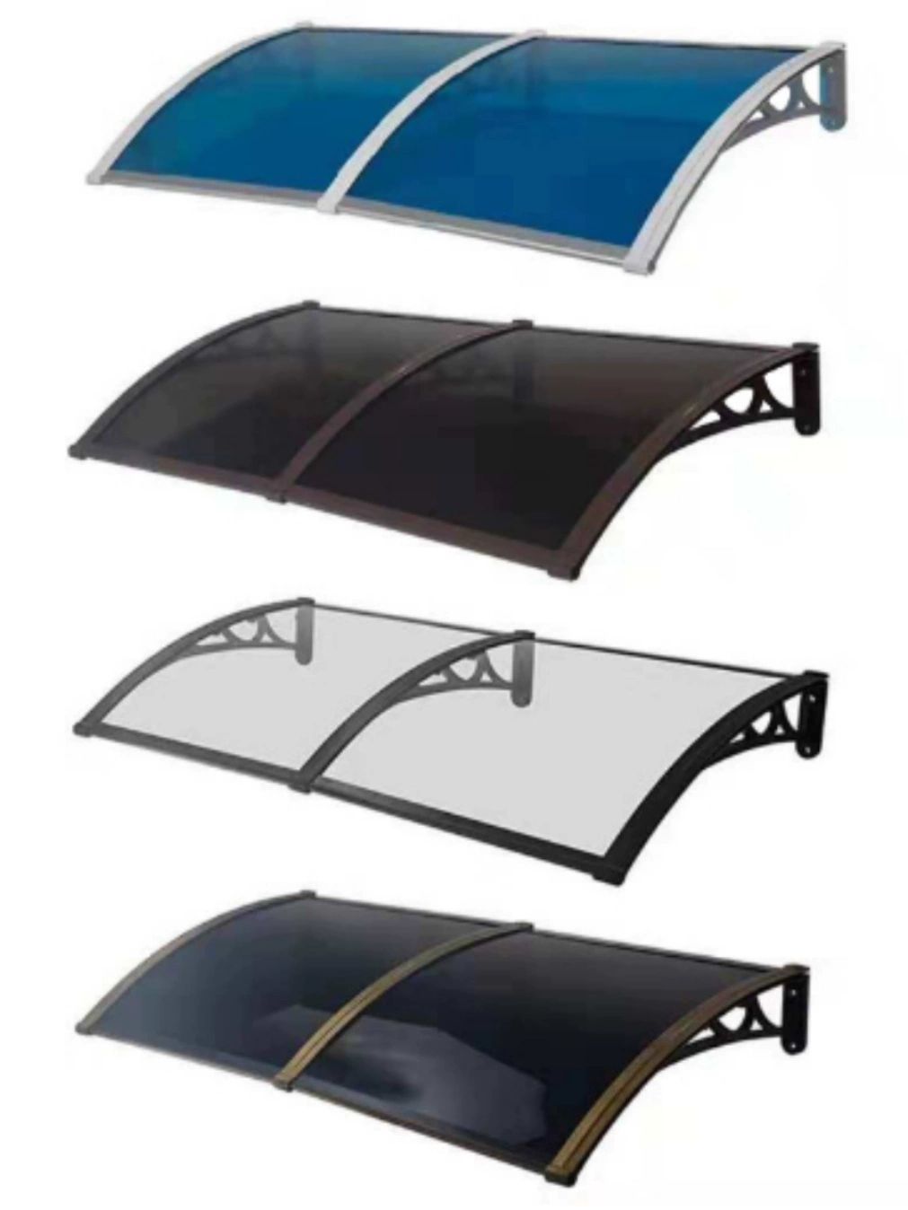 캐노피 지붕 판넬 처마 빗물받이 방수 비가림막 투명 60cm x 0.8m - 상품 이미지