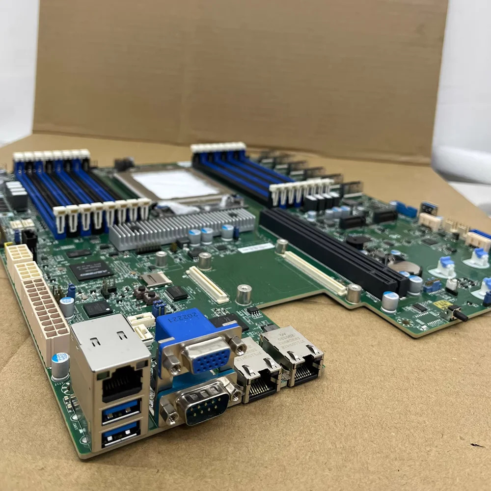 S8036 S8036GM호환2NE 서버 마더보드 지지대 EPYC 7002 7003 시리즈 CPU 240W16XDIMM DDR4 128GX16 3200 6XPCI-E4.0