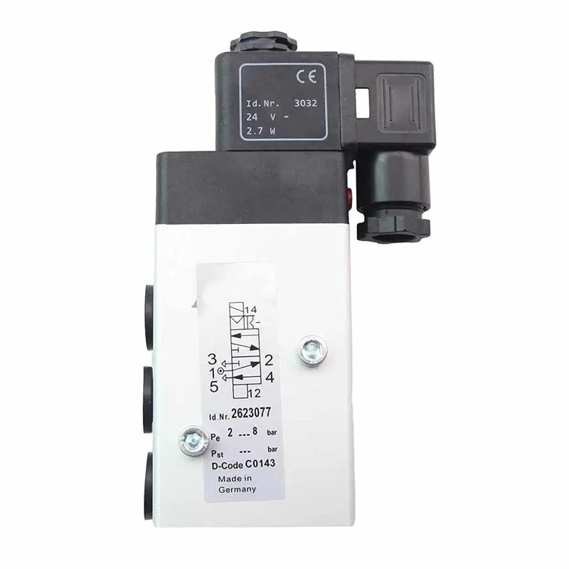 2623077 Norgren 5 웨이 2위치 솔레노이드 밸브 AC220V DC24V