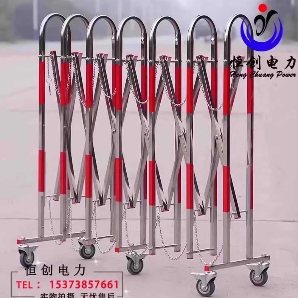 스테인리스 자바라 대문 학교 이동식 용 가드레일 울타리 1.1x2m - 상세 이미지 2