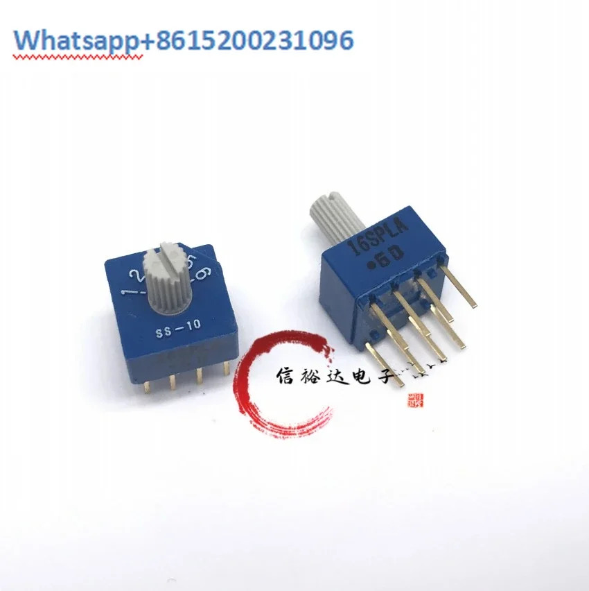 SS-10-16SPLA 로터리 딥 스위치 인코딩 6 단 SS-10-16SP-L-AE개