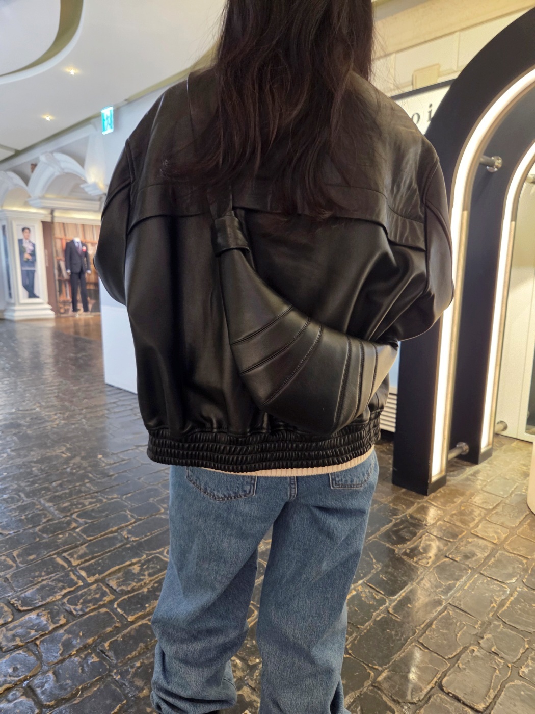 크로와상백 크루아상 복주머니 백 김희애가방 미니손가방 이미지 7