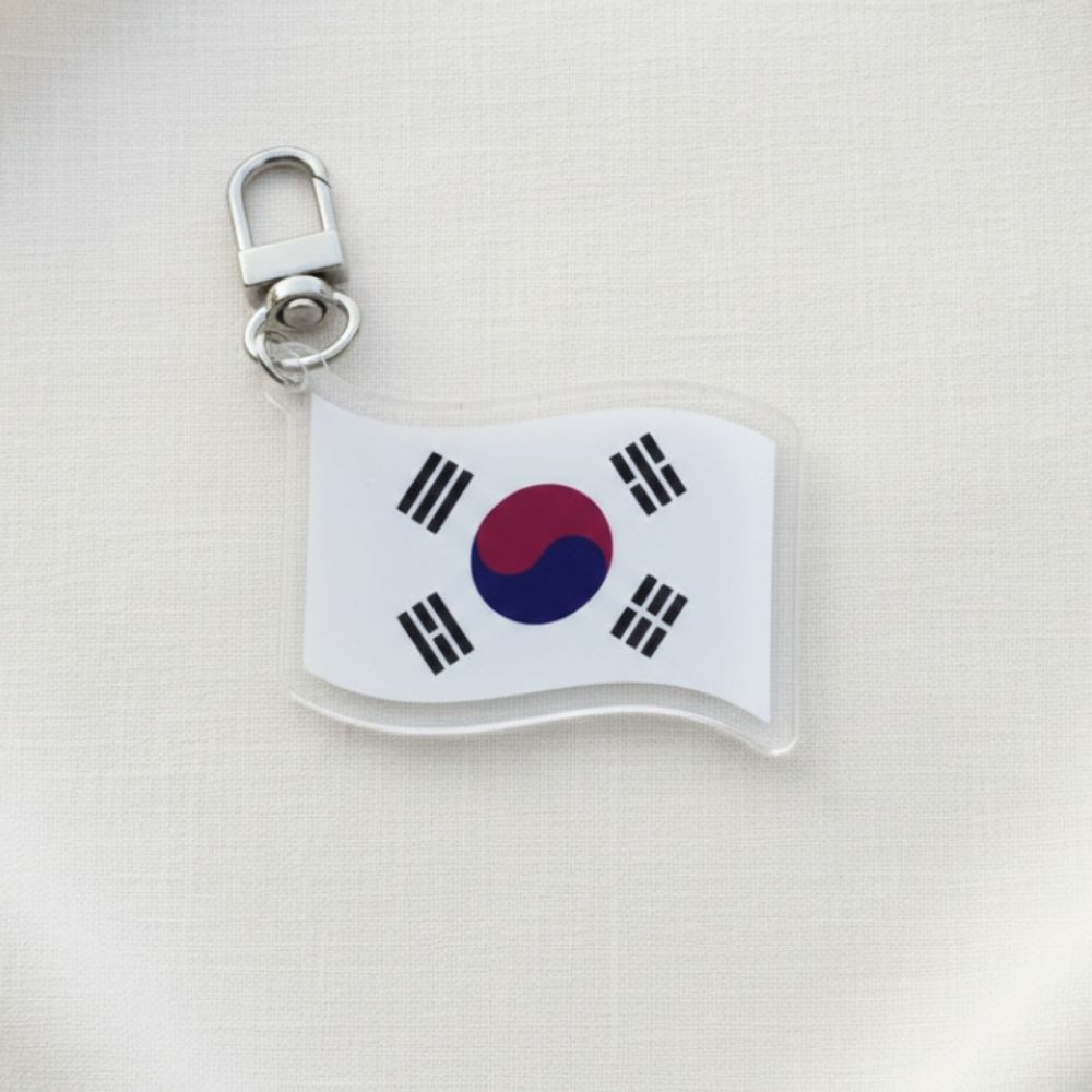 태극기키링 한국전통키링 열쇠고리 가방 미니 외국인 친구 이미지 7