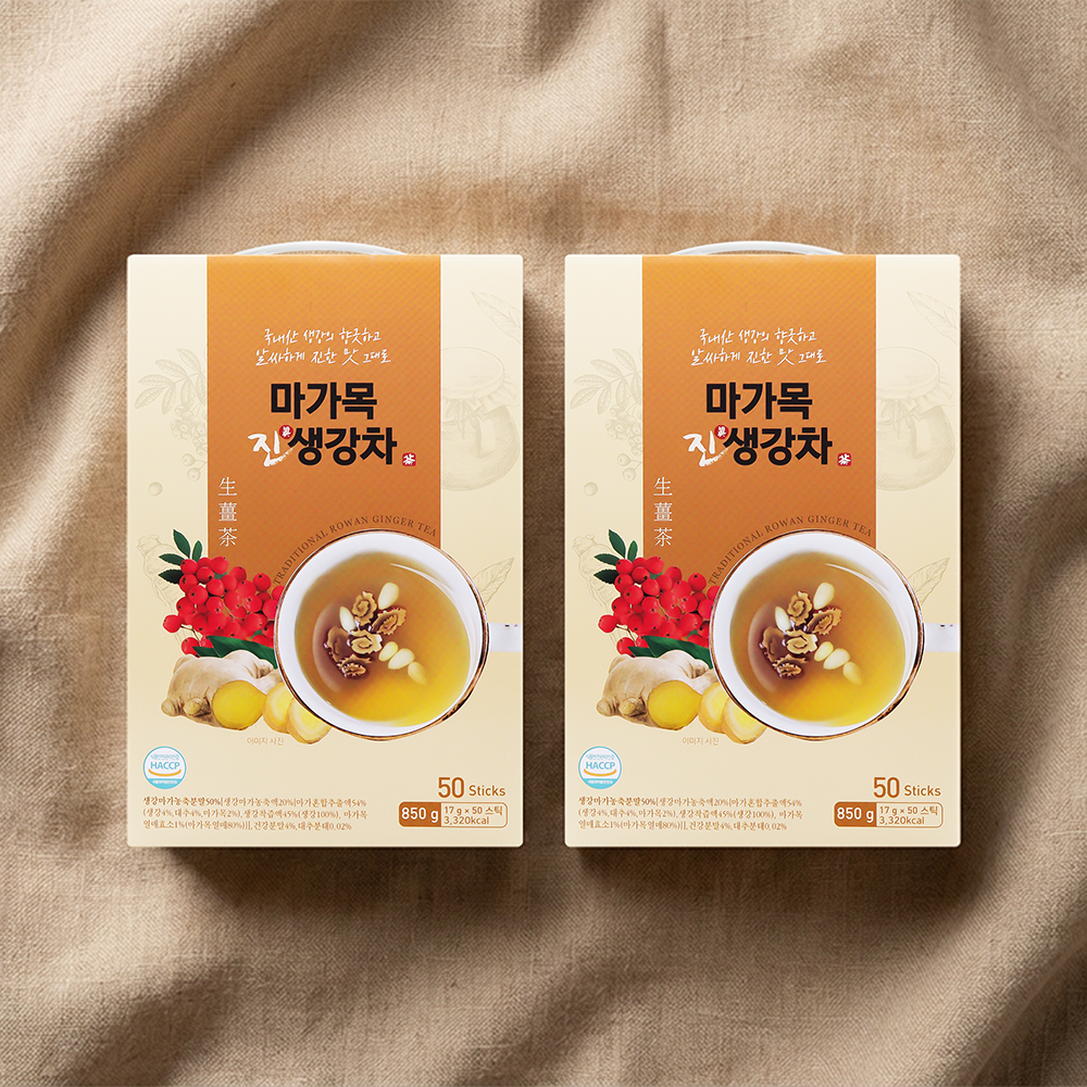 마가목 진 생강차 50스틱 마가목 생강차 환절기 음료 50개입, 2개 이미지 8