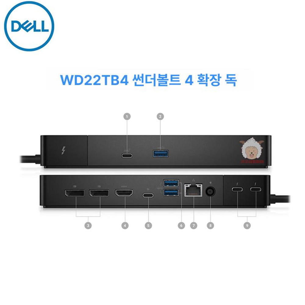 DELL WD19S WD19TBS D6000 도킹 스테이션