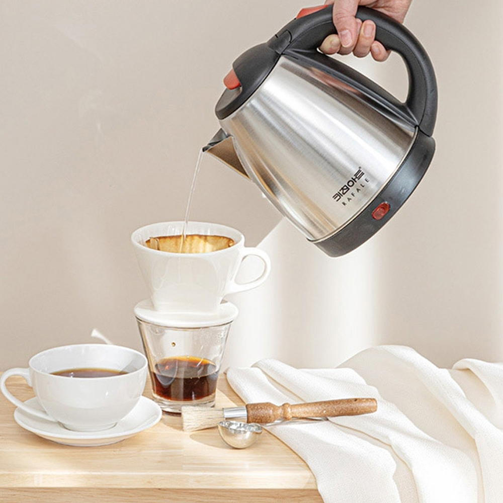 키친아트 커피포트 1.5L 1.8L 무선 전기 주전자 스텐 포트 이미지 6