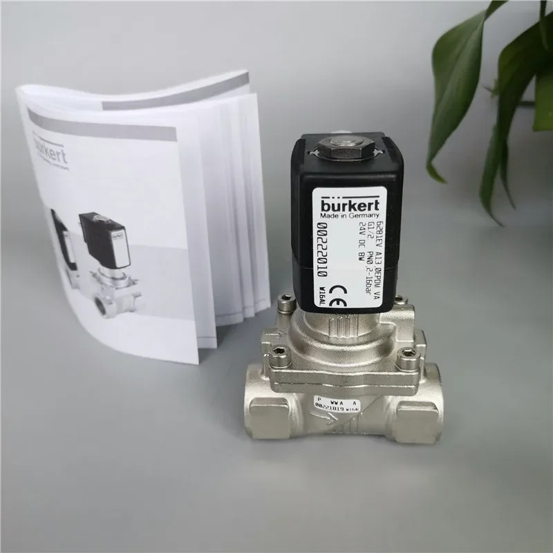 2025.4Burkert6281EV A 13 G1/2 24VDC 4점 솔레노이드 밸브 Baode 스테인레스 스틸 00222010