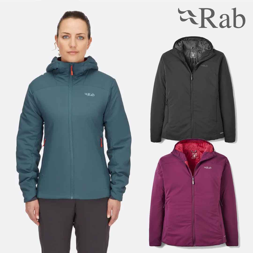 Rab 랩 젠에어 알파인 라이트 자켓 여성 경량 등산 아웃도어 점퍼 QIP-18 - 상품 이미지