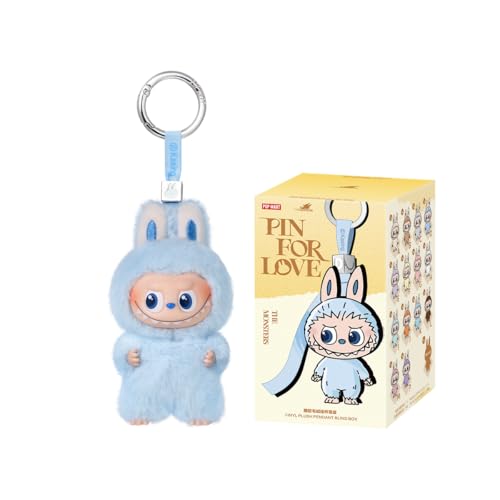 팝마트 THE MONSTER PIN FOR LOVE 시리즈 봉제인형 펜던트(A-M) 1개입 가챠 블라인드박스