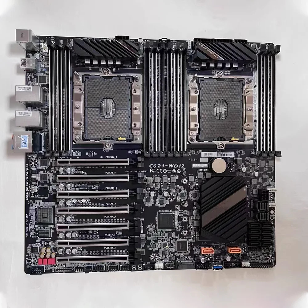 기가 바이트호환 IPMI LGA3647 12xDDR4 양방향 서버 워크스테이션 마더보드C621-WD12