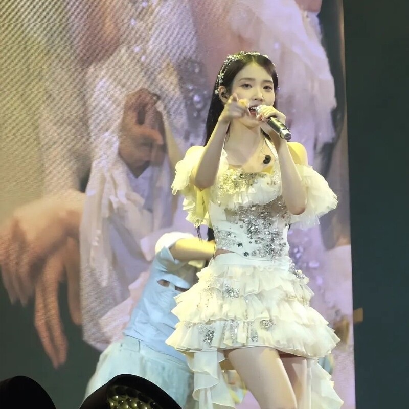 K팝 걸그룹 아이유 스타일 여성 콘서트 무대의상 메인 댄서 퍼포먼스 의상 - 상세 이미지 3