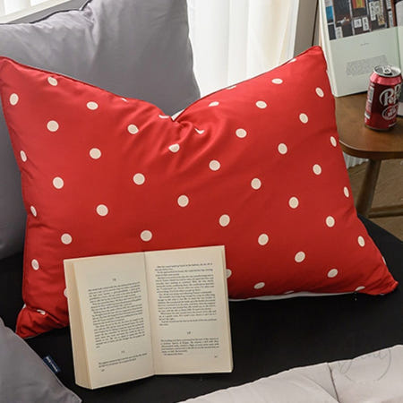 RI협력사 RNA 세미마이크로 베개커버 50x70cm 레드 교체베개커버