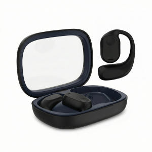 나비 블루투스이어폰 오픈형 귀걸이 무선 NV2-OWE1 블랙 개봉기 | 실사용 후기 - 상품 이미지 1