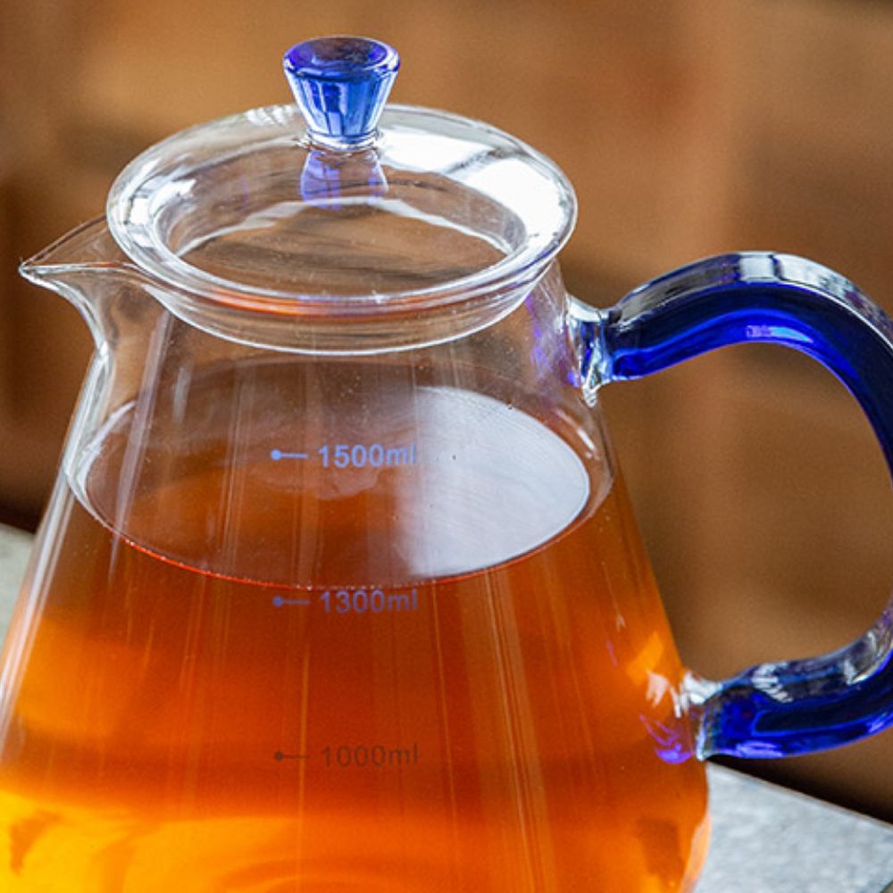 직화 내열 유리 주전자 올글래스 1.5L 차포트 티팟 - 상세 이미지 4