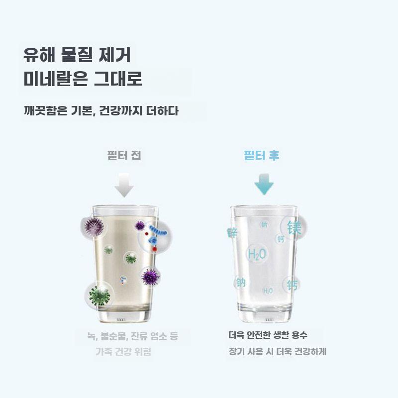 냉장고 정수 필터 카트리지 제빙기 정수기 공용 교체용 - 상세 이미지 5