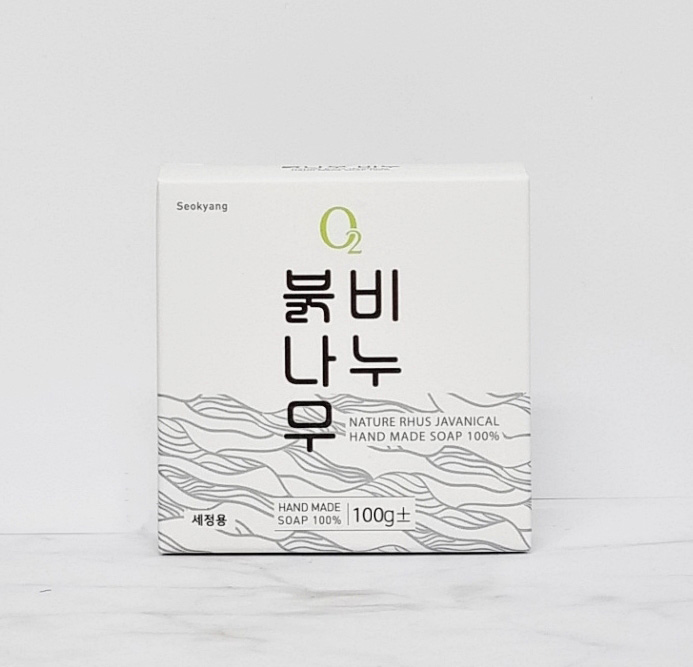 (1+1 행사) O2 자연  붉나무 수제비누 105g